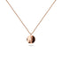 Solid 925 Sterling Silver Initial Alphabet Personalised Disc Necklace